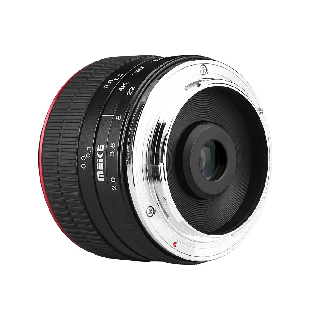 Фото Meike 6,5 мм f2.0 APS-C широкоугольный ручной круглый объектив «рыбий глаз» для Canon EF-M EOS M M2 M3 M5 M6 M10 M50 M50II M100 M6II M200 №4