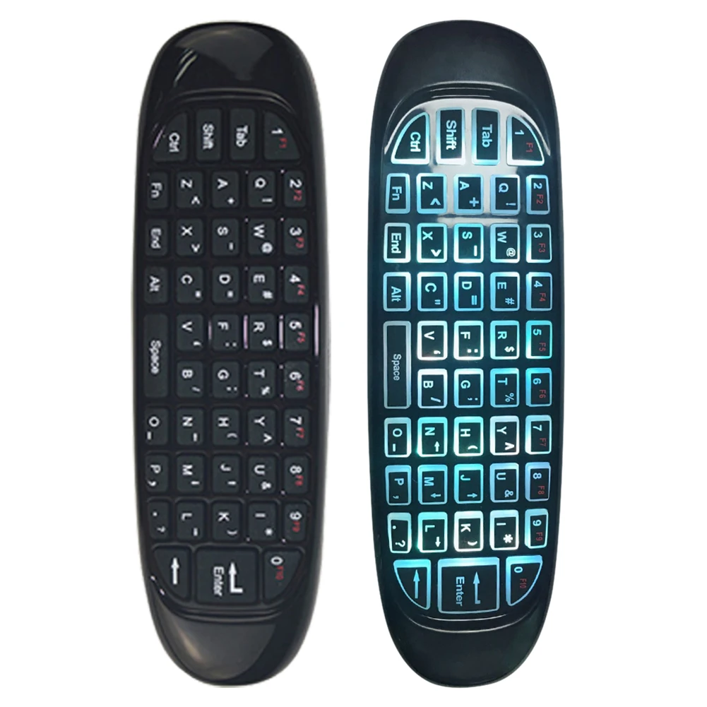 Беспроводной пульт дистанционного управления C120 2 4 ГГц с подсветкой и встроенным