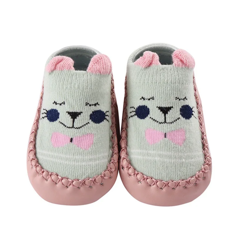 Детские Нескользящие носки на мягкой подошве с рисунком