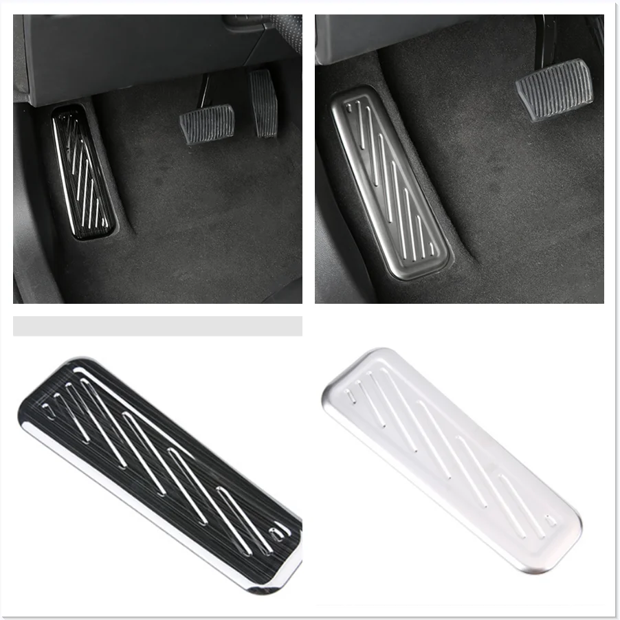 

For Cadillac XT4 2019 2020 2021 2022 Accessories Left Foot Pedal Rest Footrest Plate Protection Cover Trim Fit