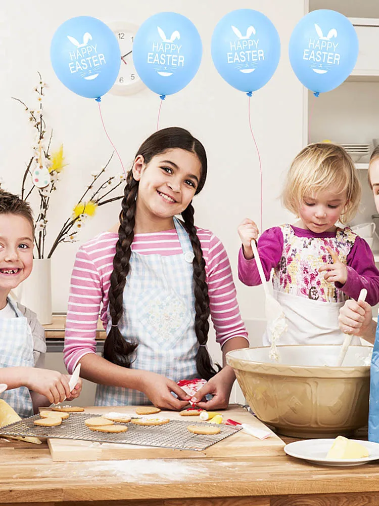 

100 шт., воздушные шары для счастливой Пасхи