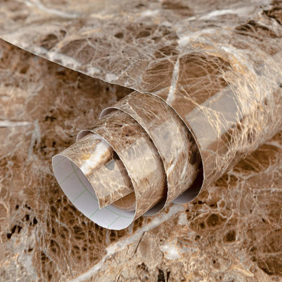 

TOTIO 3M/5M/9M Self Adhesive Marble Wallpaper Peel And Stick Waterproof Bathroom Kitchen Cabinets Stickers Home Decor Wall Paper