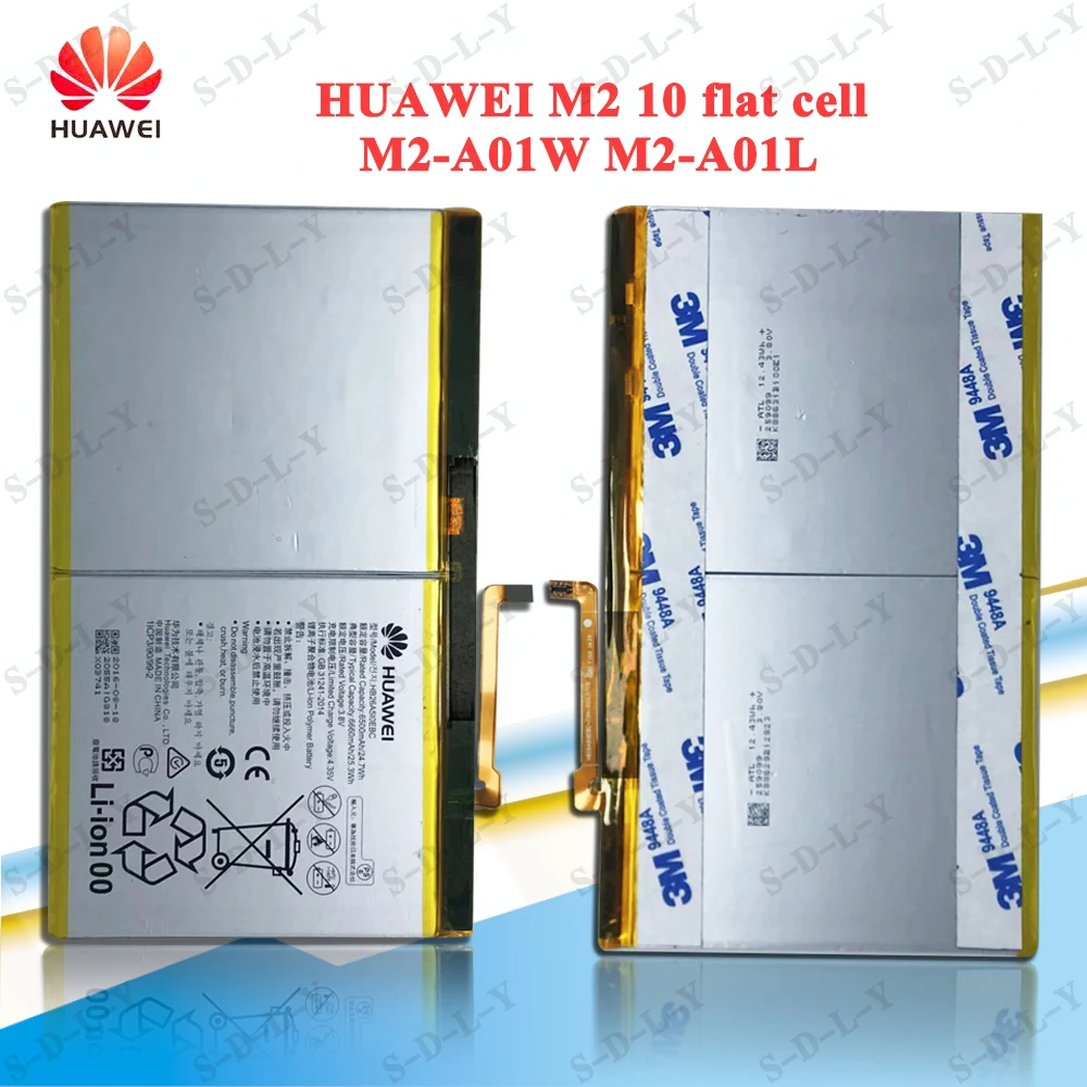 

HUAWEI HB26A510EBC HB26A5I0EBC Battery for Hua Wei MediaPad M2 10.1 Flat Cell M2-A01W M2-A01L MediaPad M3 Lite 10 6660mAh + Tool