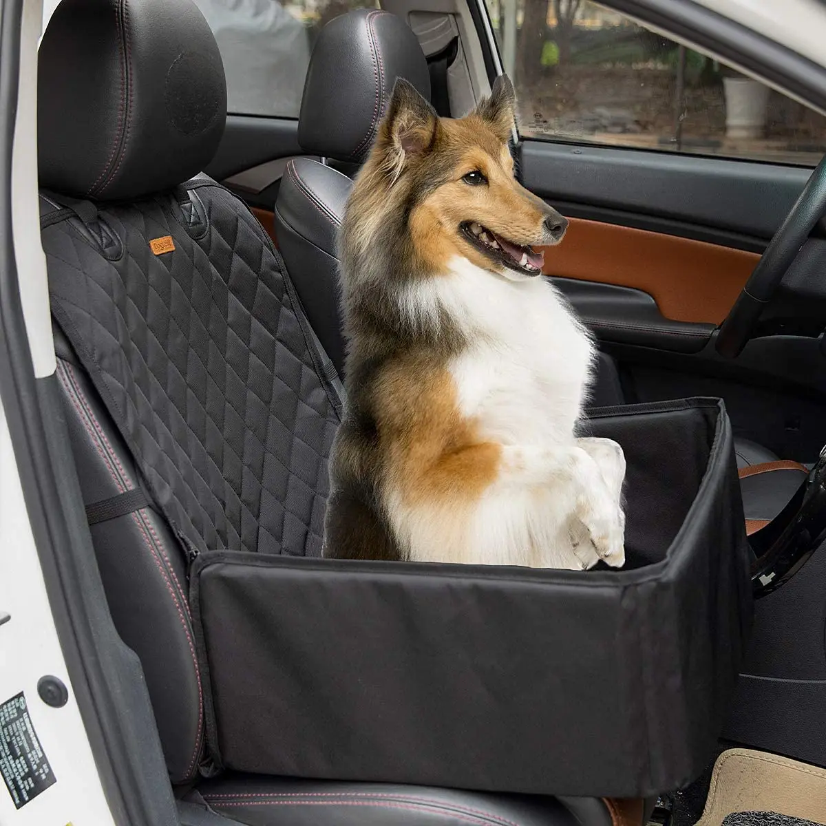 Pet Dog Car Seat Cover 2 in 1 Dog Car Protector Transporter Waterproof Cat Basket Dog Car Seat Hammock For Dogs In The Car