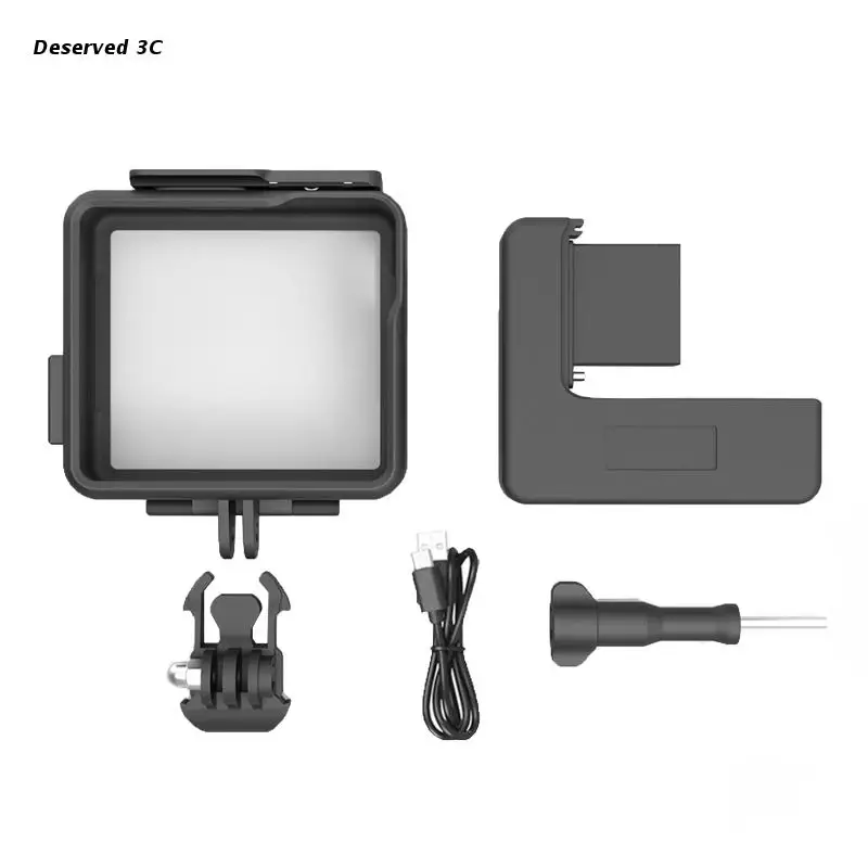 

R9CB 4800mAh Battery with Protect Housing Frame for gopro Hero 10 9 Black Camera