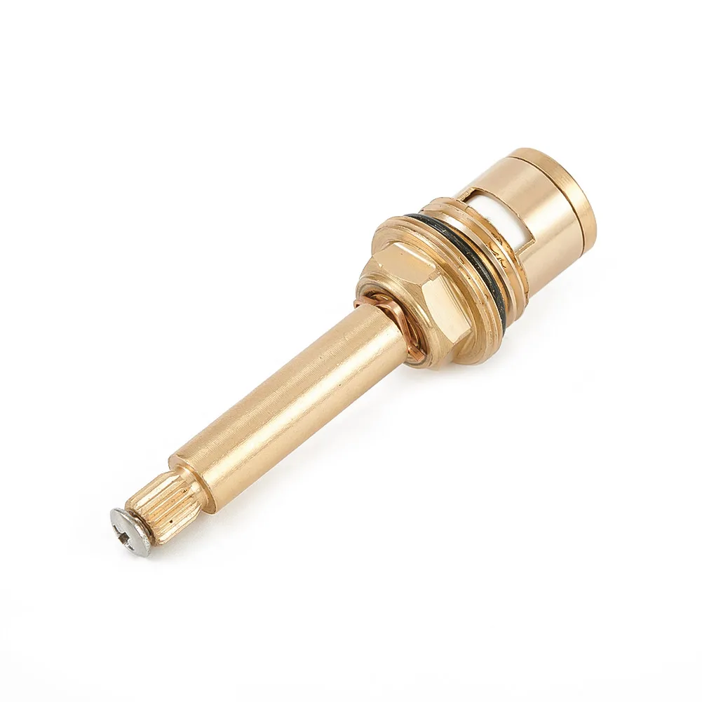 

Durable New Practical Tap Valve Cartridge Quarter Insert Connector Long Stem Replacement Shower Bath Turn Flow