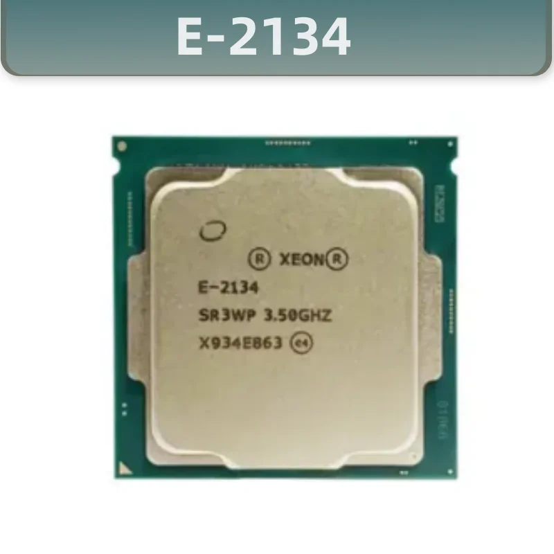 

E-2134 Xeon E 21234 3.5GHZ Quad-Core TDP 71W CPU Processor LGA1151 for E3 PRO SAMING V5 Motherboard