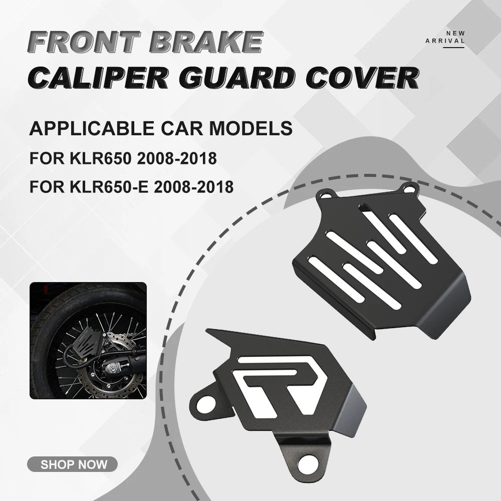 

Защитная крышка переднего тормозного суппорта для Kawasaki KLR650 KLR650-E 2008-2011 2012 2013 2014 2015 2016 2017 аксессуары для мотоциклов