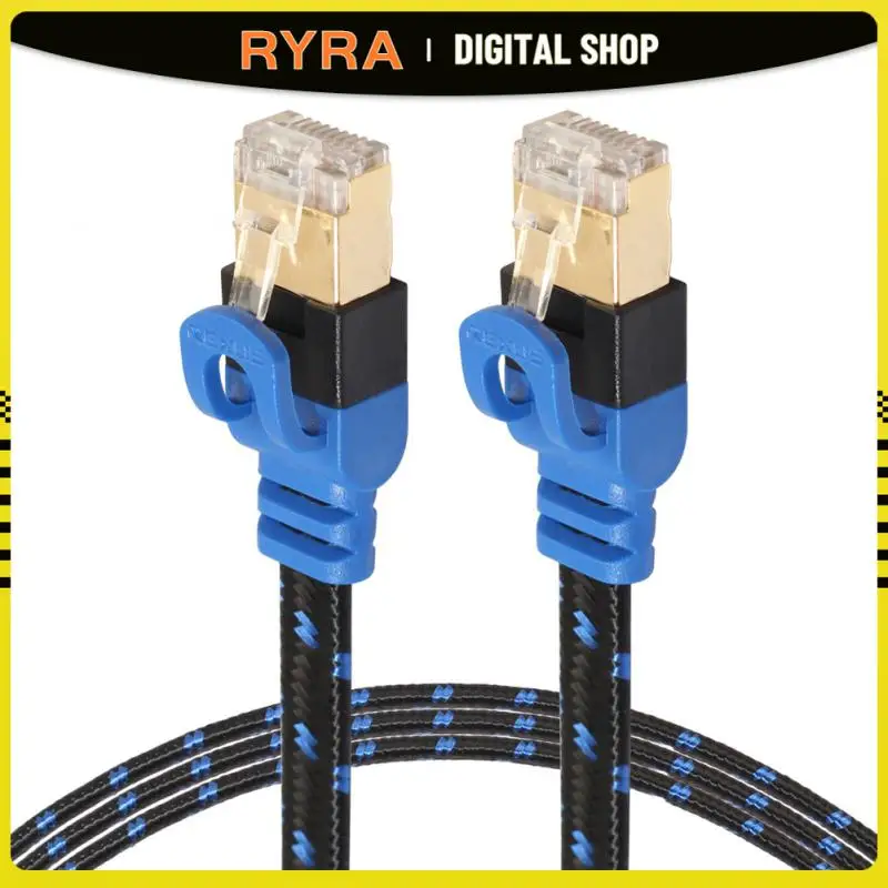 

RYRA 0.5m/1m/2m/3m RJ45 Ethernet Network LAN Cable Cat 5e Channel UTP Pairs 24AWG Patch Cable CAT7-2 Patch Cord Cable Blue Black