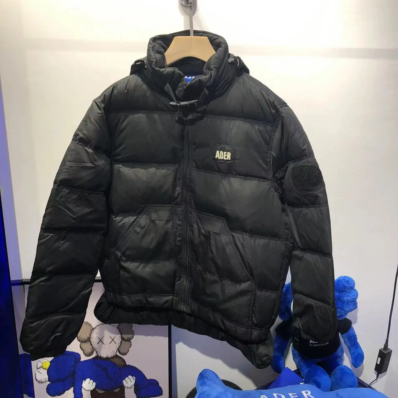 ADER  Bright face down jacket women's new winter Korean version loose thickened male ae fashion brand coat