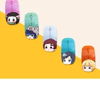 Anime Demon Slayer Wireless Mouse Nezuko Zenitsu tanjirou Inosuke Giyuu Computer Gaming Office Kawaii Mouse Laptop Accessories