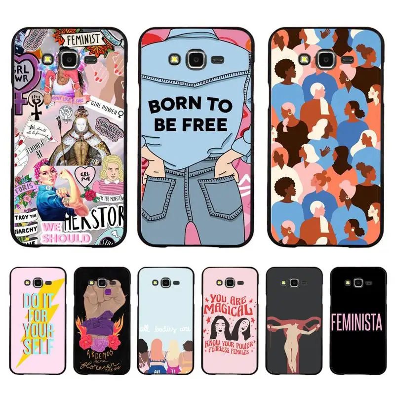 

Feminist Feminism Phone Case For Samsung Galaxy J4plus J6 J5 J72016 J7prime cover for J7Core J6plus