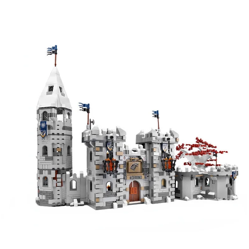 

K101 MOC 18K Movie Series Winterfell Castle Sets 2217pcs Building Blocks Bricks Kids Christmas Toys Birthday Gift Set MOC-39717