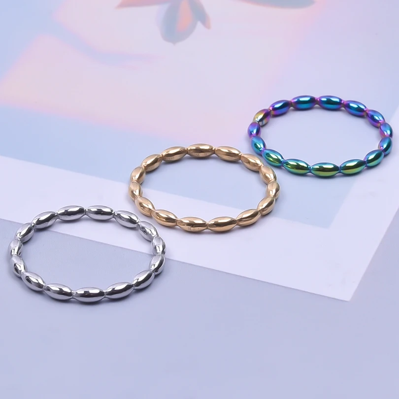 Модное кольцо из титановой нержавеющей стали 316L для женщин и мужчин аксессуары