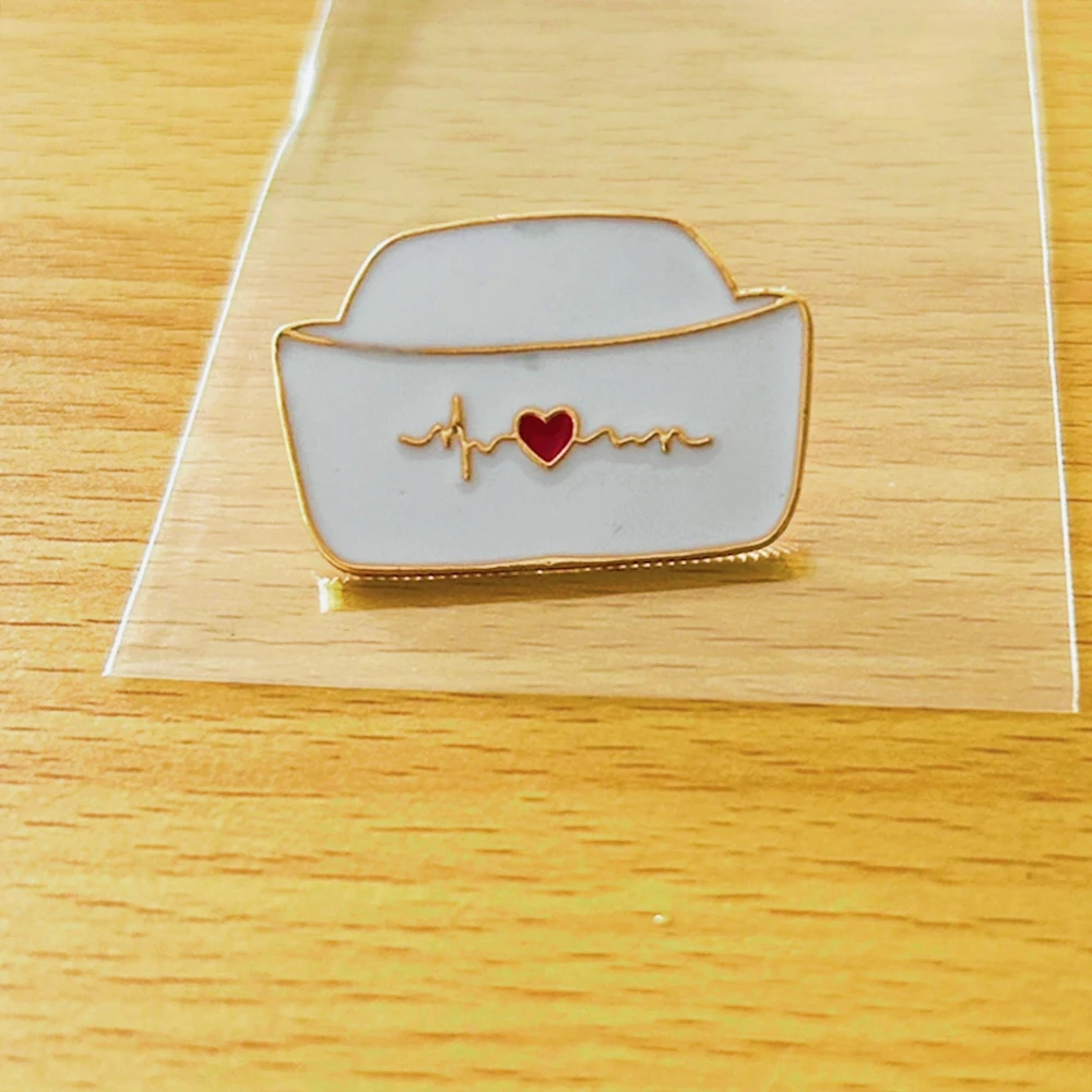 Брошь эмалированная женская значок для медсестры шляпы аксессуары лацканов