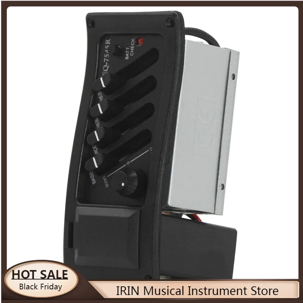 

Universal 4-Band Acoustic Guitar Preamp Amplifier EQ Equalizer Pickup Tuning System For Acoustic Guitar Parts & Accessories