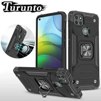 shockproof armor phone case for motorola g9 plus g8 power lite g7 car holder with ring protection cover for moto g stylus g fast