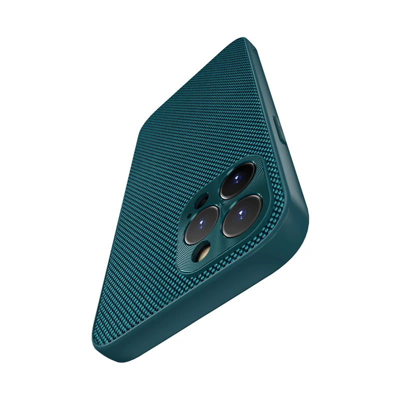 Nylon Back Case For iPhone 13 12 11 Pro Max 14 Mini XS Matte fabric Shockproof Slim Cover Funda