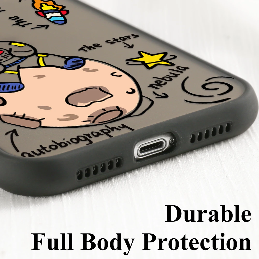 for funda infinix note 10 pro case for infinix hot 9 8 10 lite play 11 11s smart 4 cover astronaut matte shell shockproof cover free global shipping