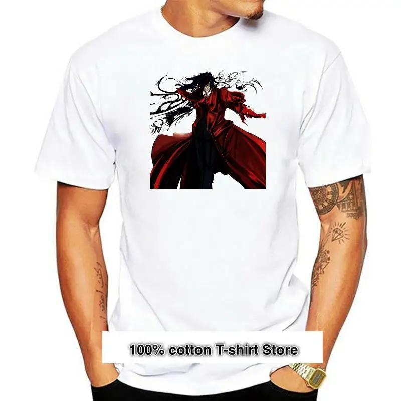 

Sept-Camiseta Hellsing Ultimate para hombre, color blanco