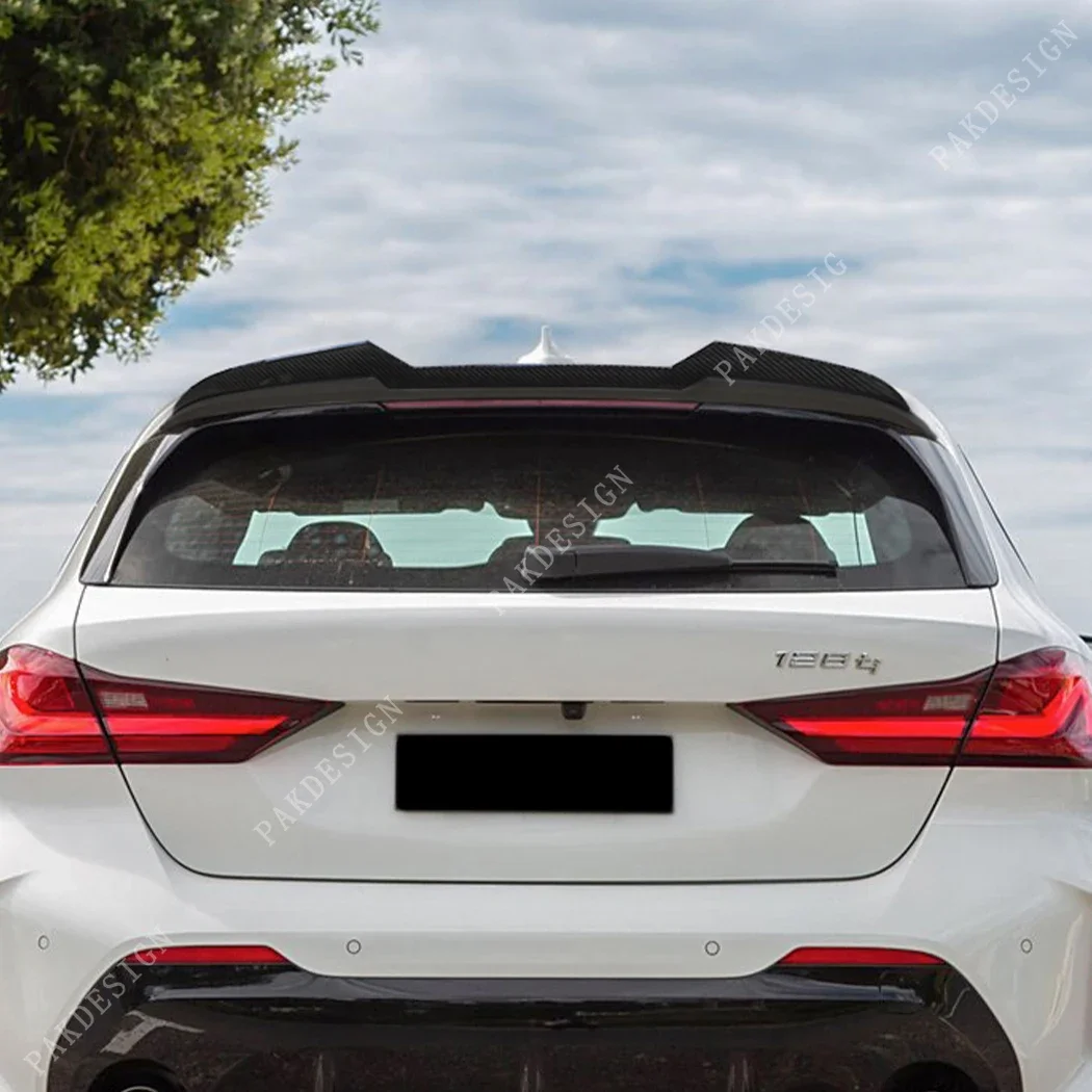 

Для BMW F40 M135i 128ti M Sport 2019-2024 хэтчбек Maxton стиль задняя крыша хвост крыло сплиттер спойлер наклейки обвесы комплекты тюнинг