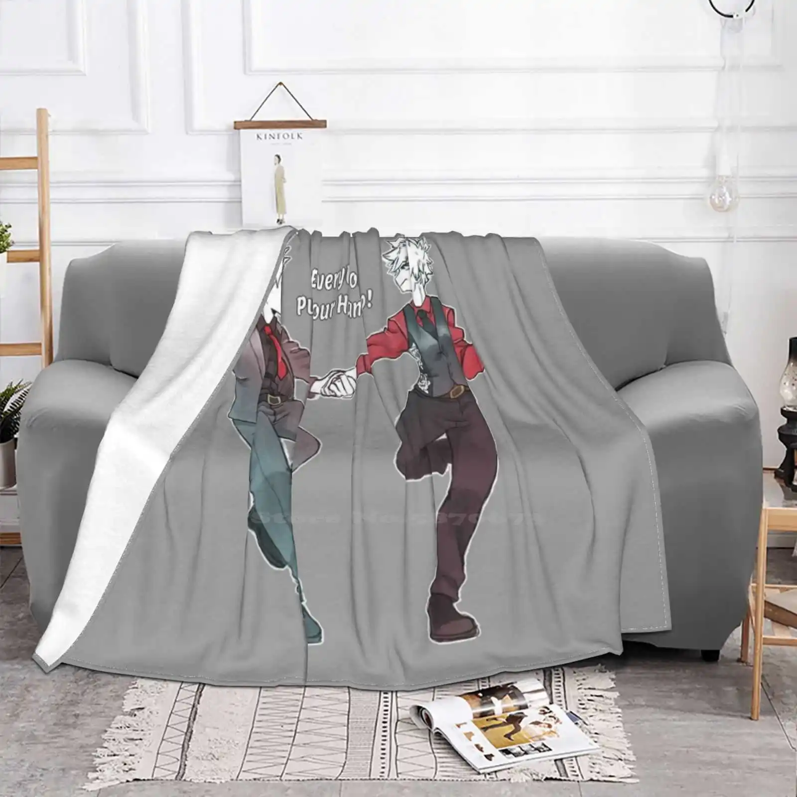 Kiribaku-Dance новое продаваемое фланелевое мягкое одеяло с принтом на заказ Bnha Kiribaku