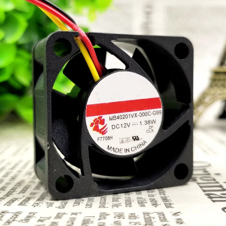 

Brand new original MB40201VX-000c-G99 4020 12V 1.38W 4 cm miniature cooling fan