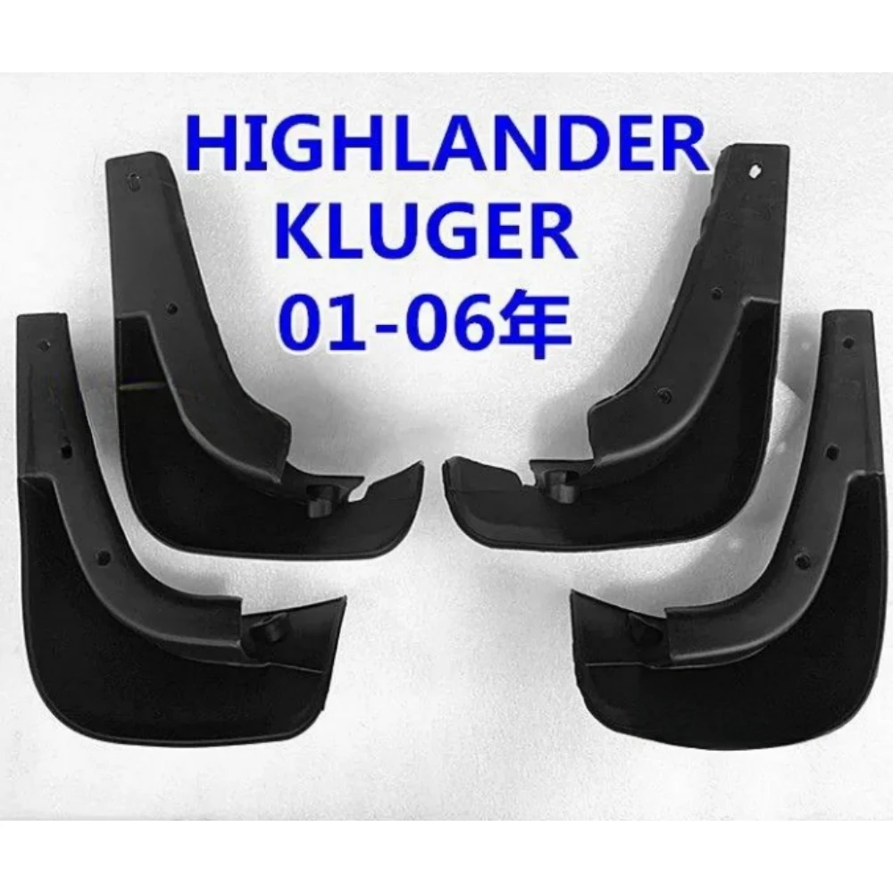 Передние и задние Автомобильные Брызговики для Toyota Highlander 2001-2006