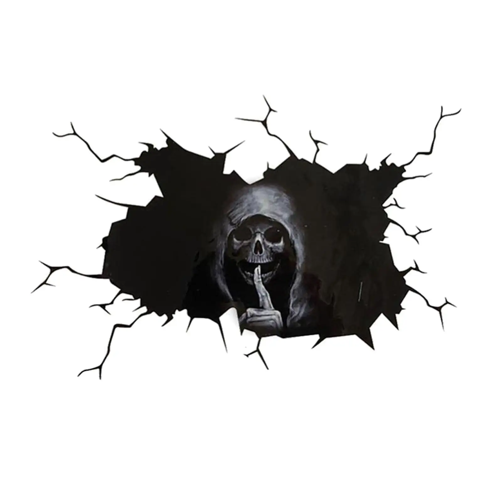 

2 Автомобильные Наклейки На Хэллоуин, наклейки на Хэллоуин, тихий череп, черепа, окно, домашний декор, наклейка, украшение для