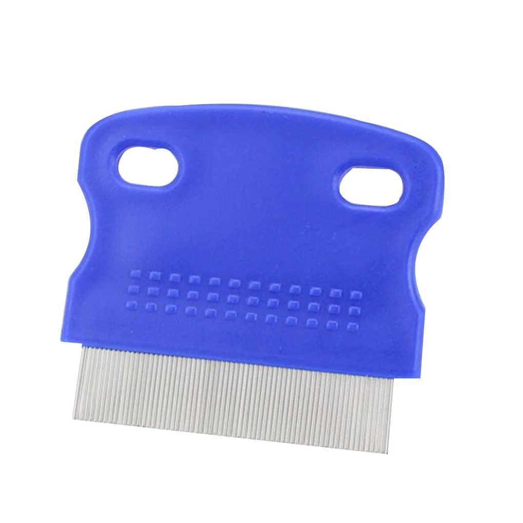 

Pet Grooming Comb Pest Bug Manual Anti-slip Handled Removal Tool Salon Professional Stain Remover Color Random