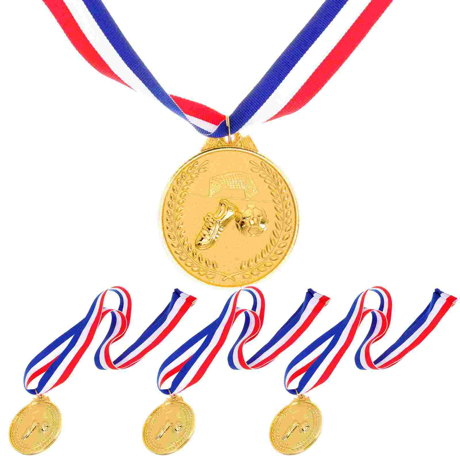 

3 Pcs Soccer Toys Medals Ribbons Sports Medals 45x6.3cm Meeting Awards Competition Medals Awards Medals Football Medals