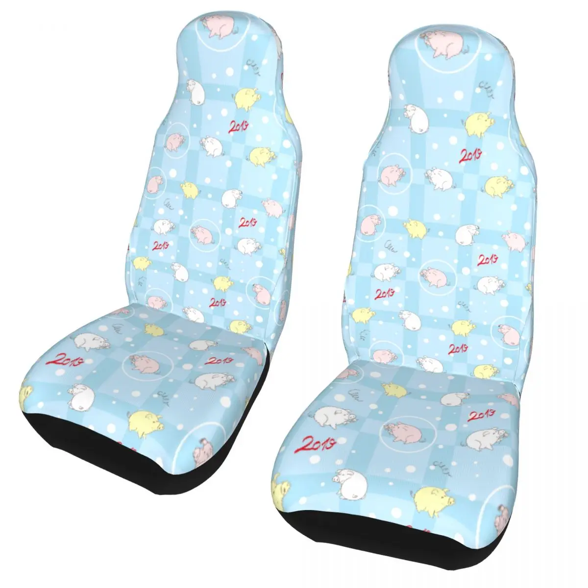 

Cartoon Cute Pig Animal Universal Car Seat Cover Four Seasons Suitable For All Kinds Models Car Seats Covers Seat Protector