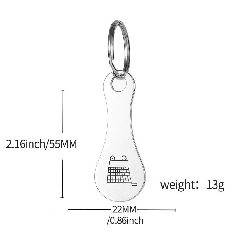 Металлический Брелок Для Покупок Корзина Жетон Четверть Монеты Цинковый Сплав