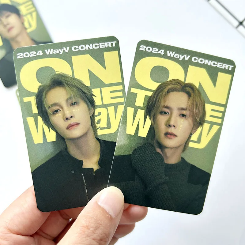 Kpop Фотокарточка WayV Merch альбом ON THE Way концерт LOMO карточка Kun Ten WINWIN HENDERY YANGYANG