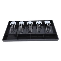 5 grid money cash coin register insert tray replacement cashier drawer storage register tray box classify store