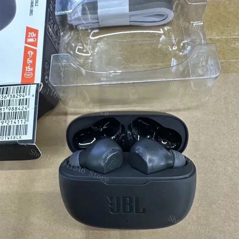 Фото Наушники JBL WAVE 200TWS — беспроводные наушники True Wireless, Bluetooth 5.0, спортивные наушники с микрофоном, версия для Гонконга. №3