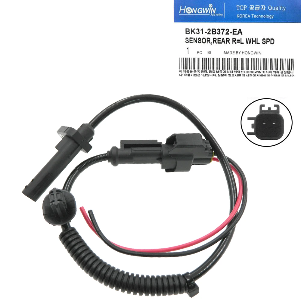 

Rear L=R ABS Wheel Speed Sensor + Plug Connector For Ford Transit V363 Van Bus MK8 2.2 2.0 2013-2017 OEM# BK31-2B372-EA 1817687