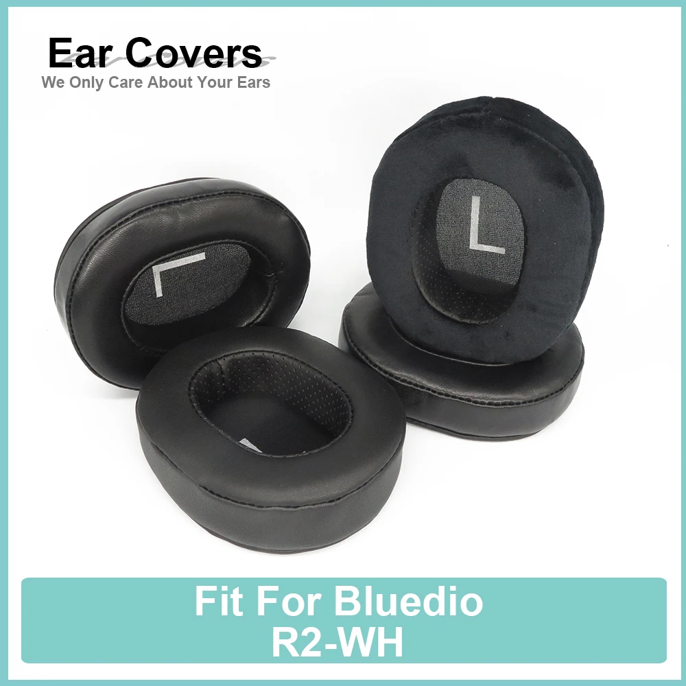 

Earpads For Bluedio R2-WH Headphone Earcushions Protein Velour Sheepskin Pads Foam Ear Pads Black Comfortable