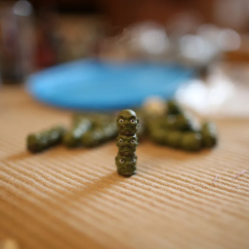 

Studio Ghibli Spirited Away Figures Yubaba three people Figurines Anime Toys Ornament Desk Garden Dolls for kids toys Gifts