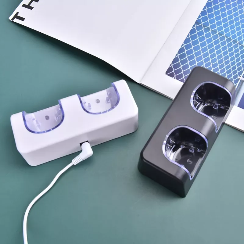 

NEW Multifunction 2-in-1 Charging Station U Wi Remote Controller, Charger with 2 Rechargeable Battery Packs