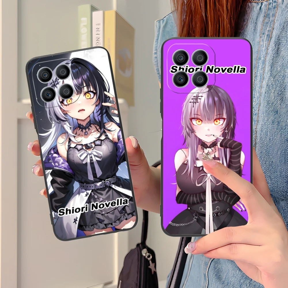 Shiori Novella Fashion Mobile Cell Phone Case for Huawei Honor 90 80 70 60 50 30 20 10 9 8 7 Pro S SE Lite 5G Black Cover Shell