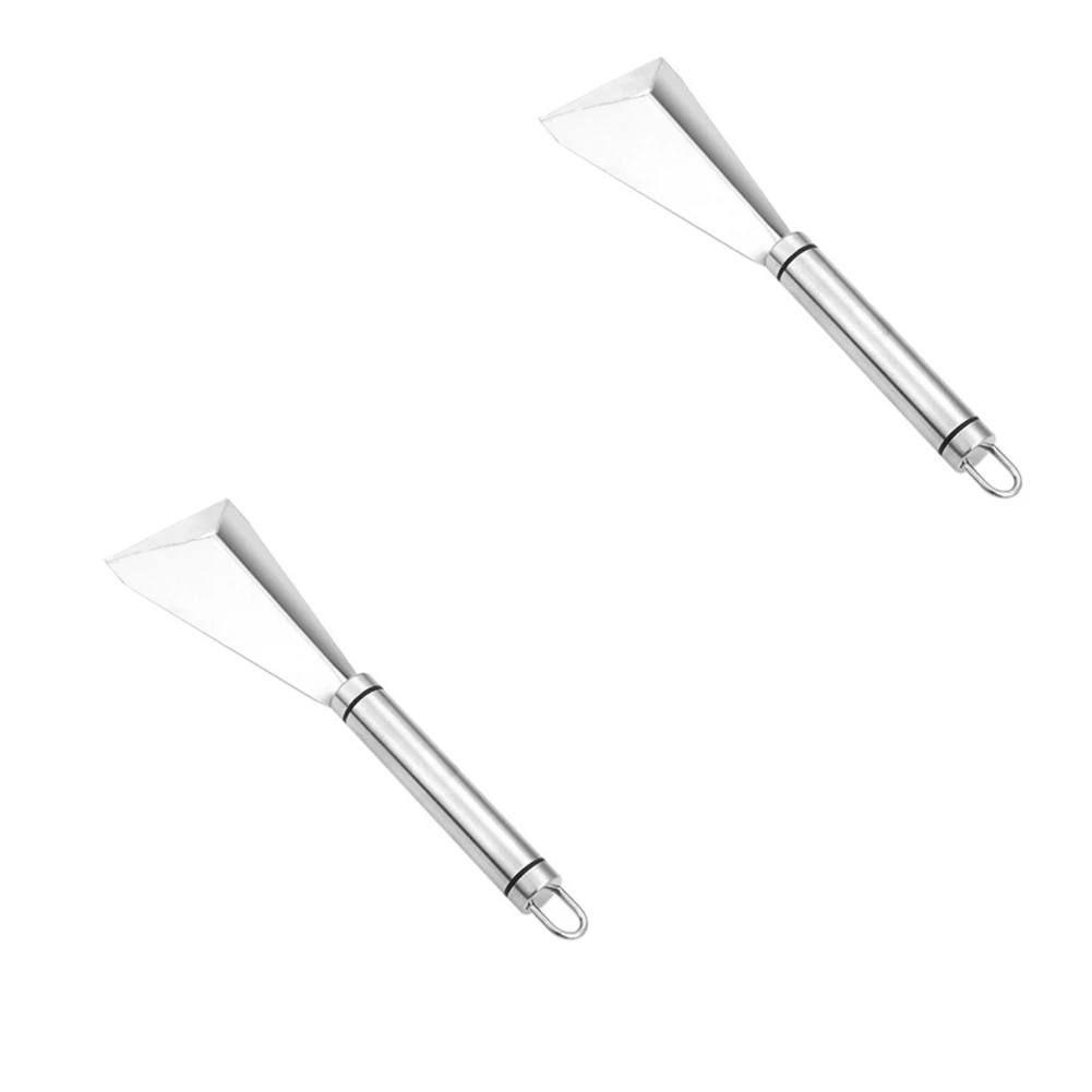 

Нож для резки фруктов из нержавеющей стали, нож для резки фруктов и овощей треугольной формы, инструменты для резьбы, для домашней вечеринки