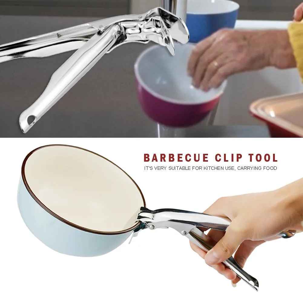 

Anti-scald Clip Stainless Steel Clamp Clip High-temperature Resistant Clamp for Plate for Household Kitchen Ornaments