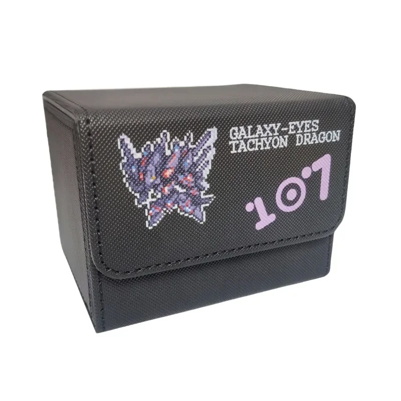 Самодельный кожаный ящик для Карт YuGiOh номер 107 галактика глаза Тахион Дракон