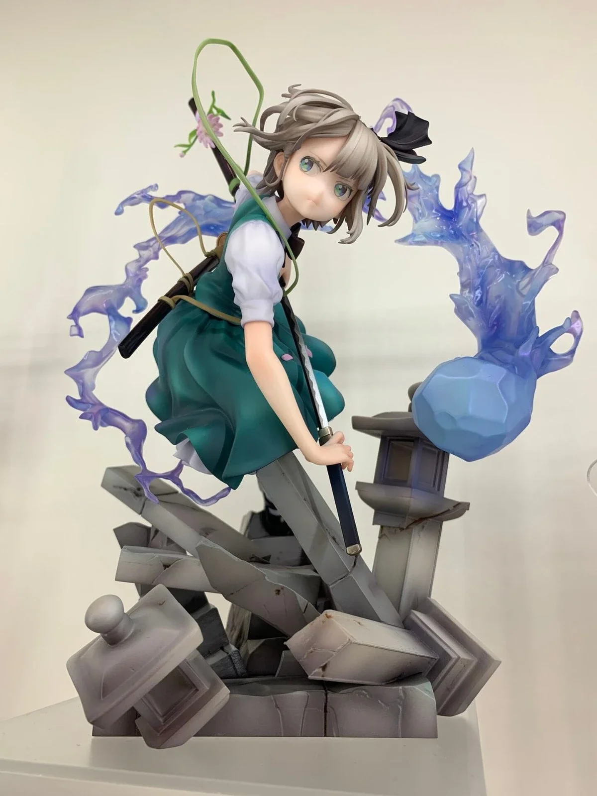 Фото 【TM】В наличии: Фигурка Solarain Toys Touhou Project Konpaku Youmu 1/7, модель, игрушка, подарок, коллекционный предмет, украшение №2