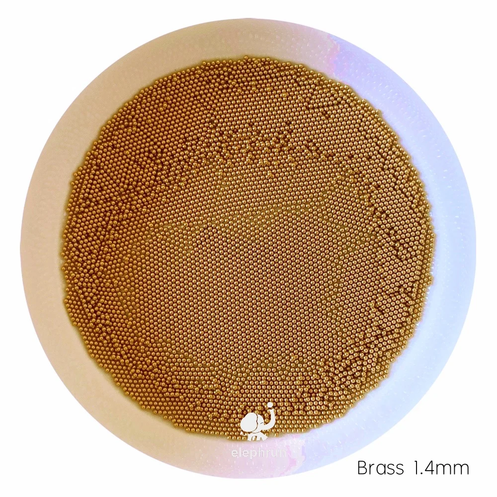 Латунные твердые шарики подшипника 1 4 мм (H62) высокая точность для клапанов