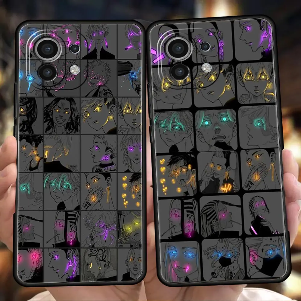 

Japanese Tokyo Revengers Phone Case For Xiaomi Mi X3 X4 NFC F3 M3 M4 GT Note 9T 10T 10 11 Ultra 11T 11X 12 Pro Lite 5G TPU Shell