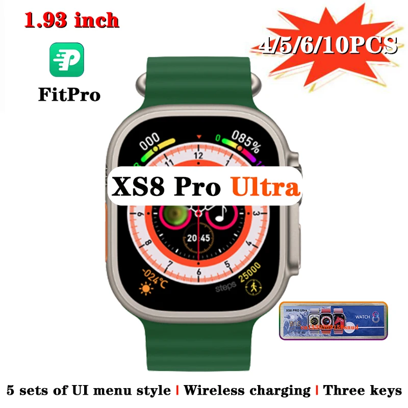 

Iwo Series 8 Ultra XS8 Pro Ultra Smart Watch Men Women 45mm 1.93 Inch Screen Bluetooth Call Wireless Charging Sports Smart Watch