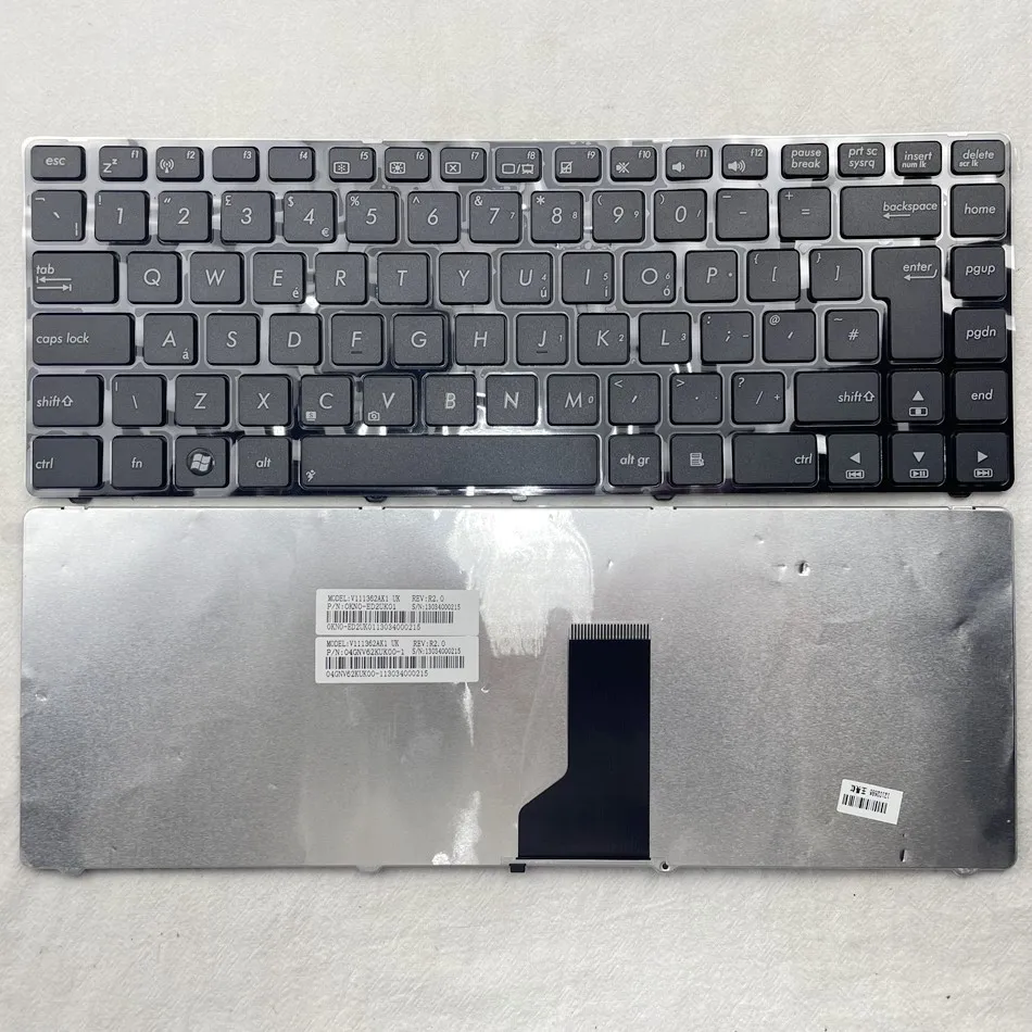 

UK Laptop Keyboard For Asus A42 N82 X42J K42 K42J A42JC X42 X42F X42JA X42JB X42JE UK Layout