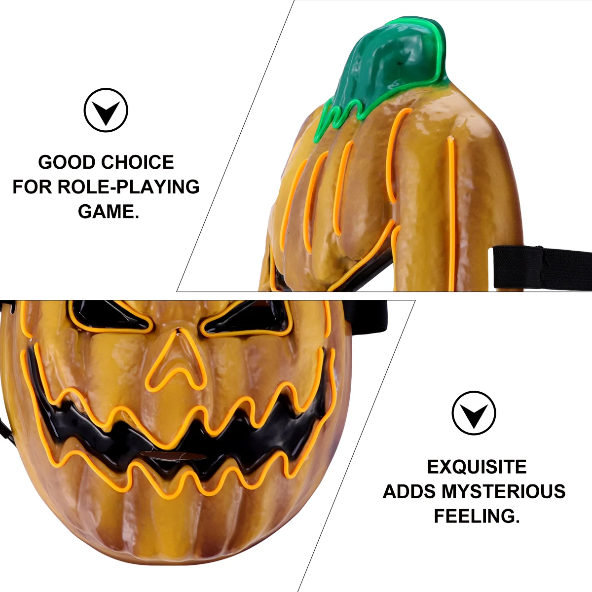 Светящаяся маска на Хэллоуин светящийся декор аксессуары для платья маскарад